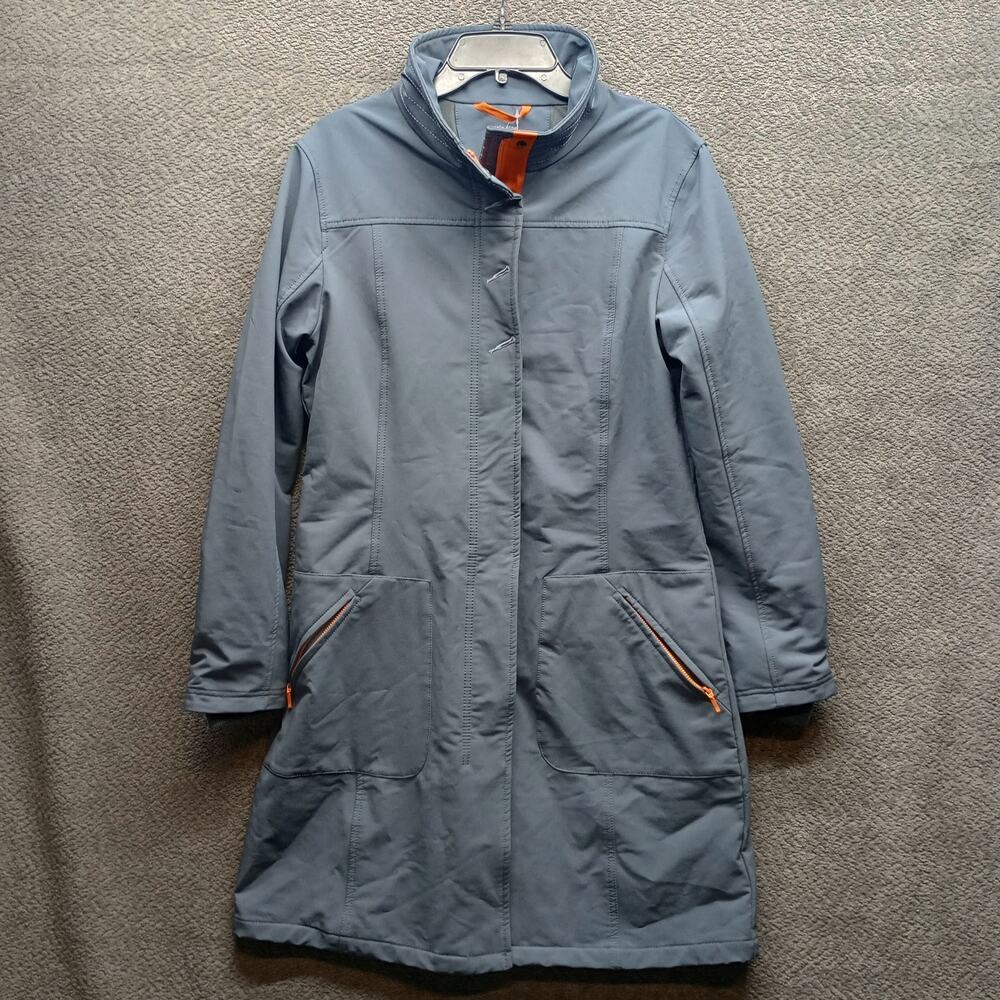 Title Nine Women’s Insulated Long Coat Gray Size Large Weather-Resistant